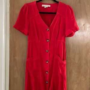 Pilcro and the Letterpress Anthro cotton dress